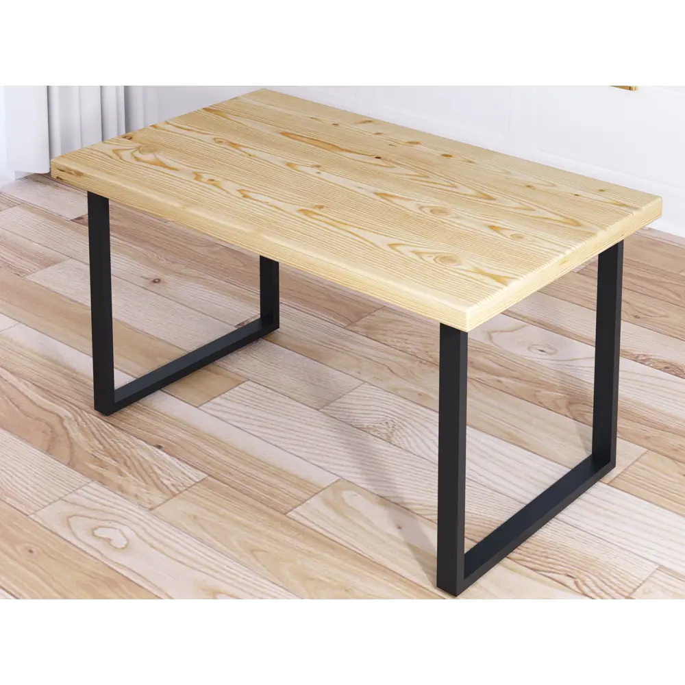 Фото 2 Журнальный столик прямоугольный Solarius Loft 70x100x50 см лакированный коричневый с черными ножками Фото 2 Журнальный столик прямоугольный Solarius Loft 70x100x50 см лакированный коричневый с черными ножками