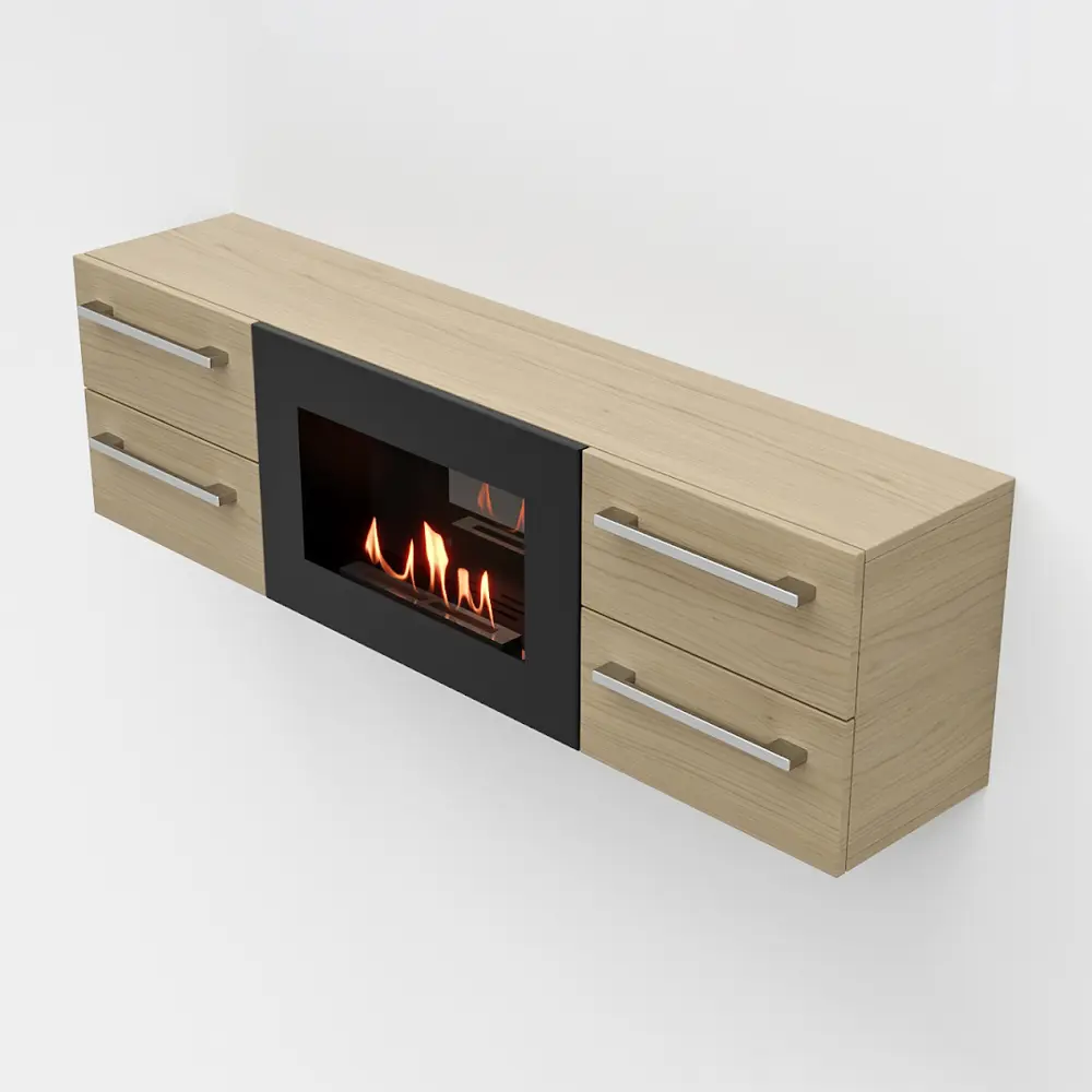 Фото 9 Тумба под телевизор настенная Lux fire ТС-600СД 140x40x28.6 см ЛДСП цвет светлый дуб Фото 9 Тумба под телевизор настенная Lux fire ТС-600СД 140x40x28.6 см ЛДСП цвет светлый дуб