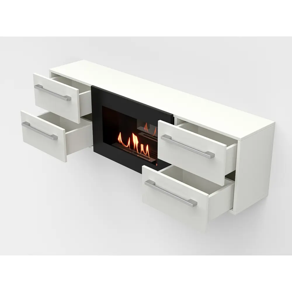 Фото 10 Тумба под телевизор настенная Lux fire ТС-600Б 140x40x28.6 см ЛДСП цвет белый Фото 10 Тумба под телевизор настенная Lux fire ТС-600Б 140x40x28.6 см ЛДСП цвет белый