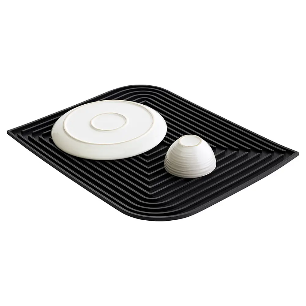 Фото 2 Коврики для сушки 34.60x44.60 см Smart Solutions 1 шт силикон цвет черный Фото 2 Коврики для сушки 34.60x44.60 см Smart Solutions 1 шт силикон цвет черный