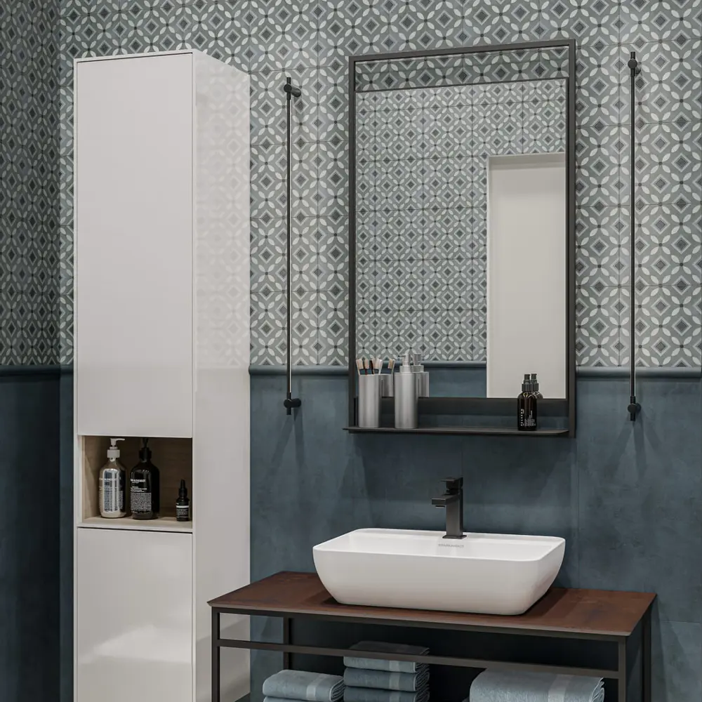 Фото Раковина накладная Kerama Marazzi Plaza PLR.WB.55.1 55см цвет белый глянцевый Фото Раковина накладная Kerama Marazzi Plaza PLR.WB.55.1 55см цвет белый глянцевый