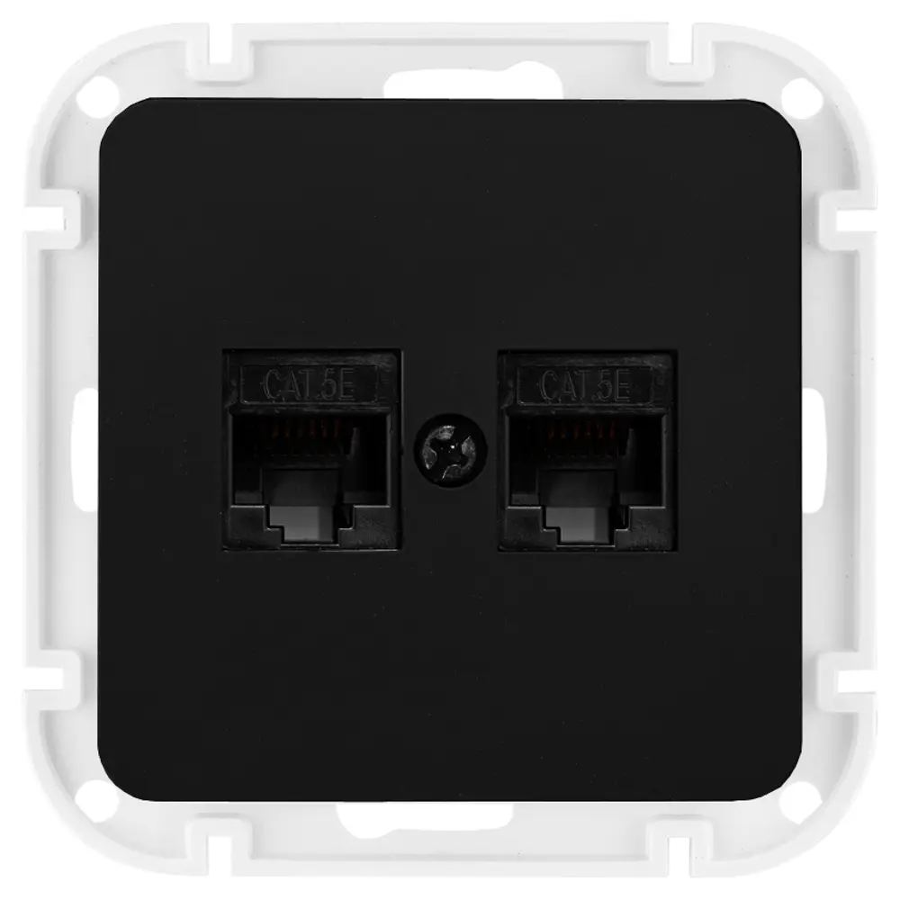 Фото Розетка компьютерная встраиваемая Bylectrica Аструм РК216-6512 RJ45 Cat 5е цвет карбон Фото Розетка компьютерная встраиваемая Bylectrica Аструм РК216-6512 RJ45 Cat 5е цвет карбон