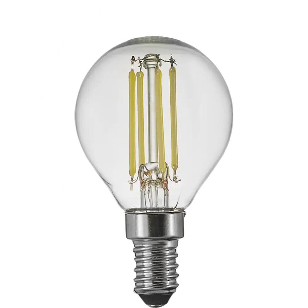 Фото 2 Лампа светодиодная Osram P E14 220/240 В 4 Вт шар 470 лм теплый белый свет Фото 2 Лампа светодиодная Osram P E14 220/240 В 4 Вт шар 470 лм теплый белый свет