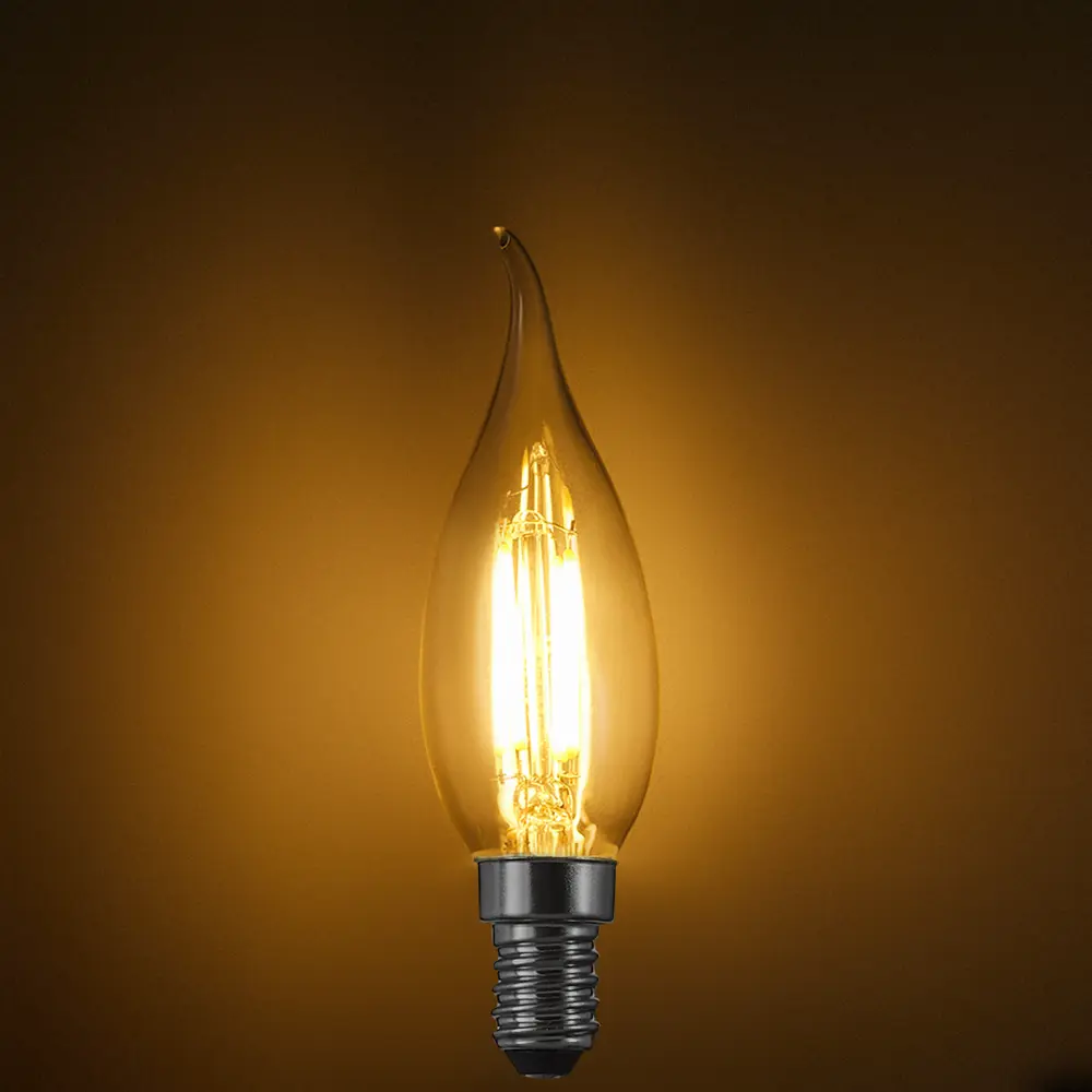 Фото 3 Лампа светодиодная Osram ВА E14 220/240 В 5 Вт свеча 600 лм теплый белый свет Фото 3 Лампа светодиодная Osram ВА E14 220/240 В 5 Вт свеча 600 лм теплый белый свет