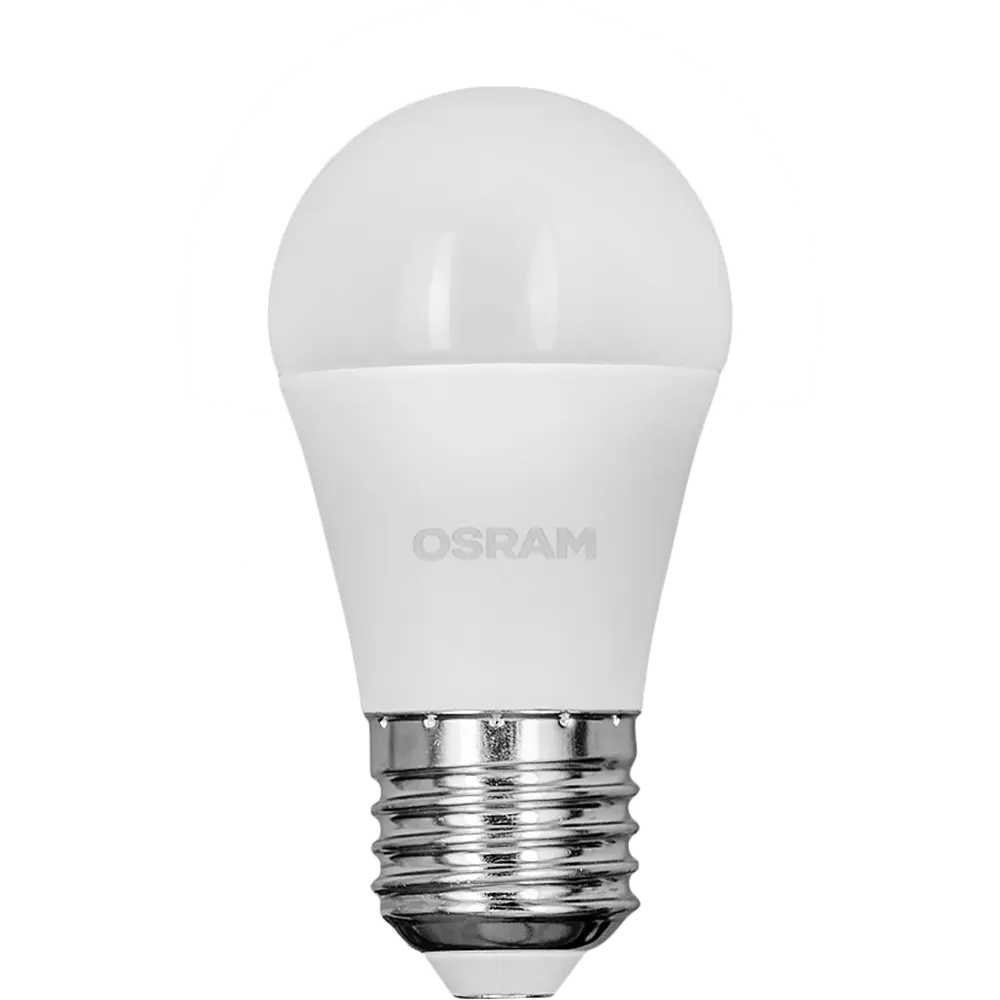 Фото 2 Лампа светодиодная Osram шар 9Вт 806Лм E27 теплый белый свет Фото 2 Лампа светодиодная Osram шар 9Вт 806Лм E27 теплый белый свет