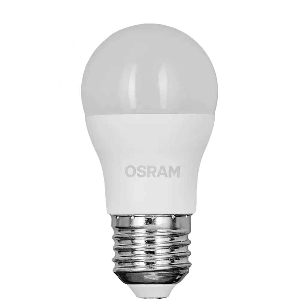 Фото 2 Лампа светодиодная Osram шар 9Вт 806Лм E27 холодный белый свет Фото 2 Лампа светодиодная Osram шар 9Вт 806Лм E27 холодный белый свет