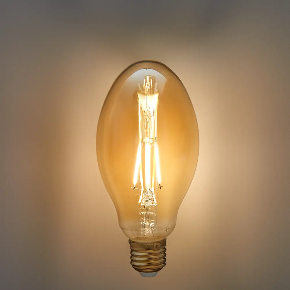 Фото 4 Лампа светодиодная Osram филаментная E27 230 В 5 Вт/825 овал Фото 4 Лампа светодиодная Osram филаментная E27 230 В 5 Вт/825 овал