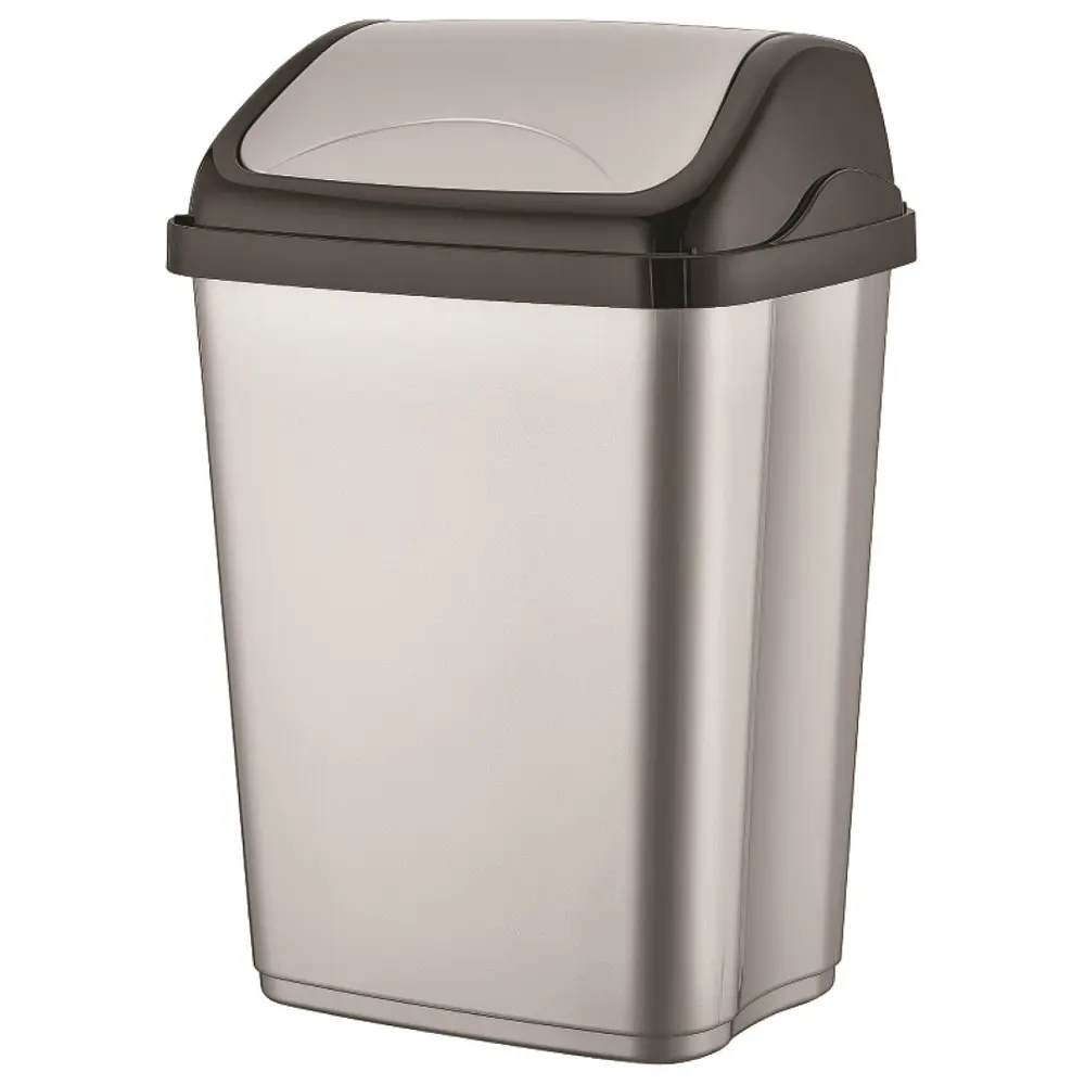 Фото Бак для мусора Vittorio Dustbin HobbyLife 35 л с крышкой маятник пластик Фото Бак для мусора Vittorio Dustbin HobbyLife 35 л с крышкой маятник пластик