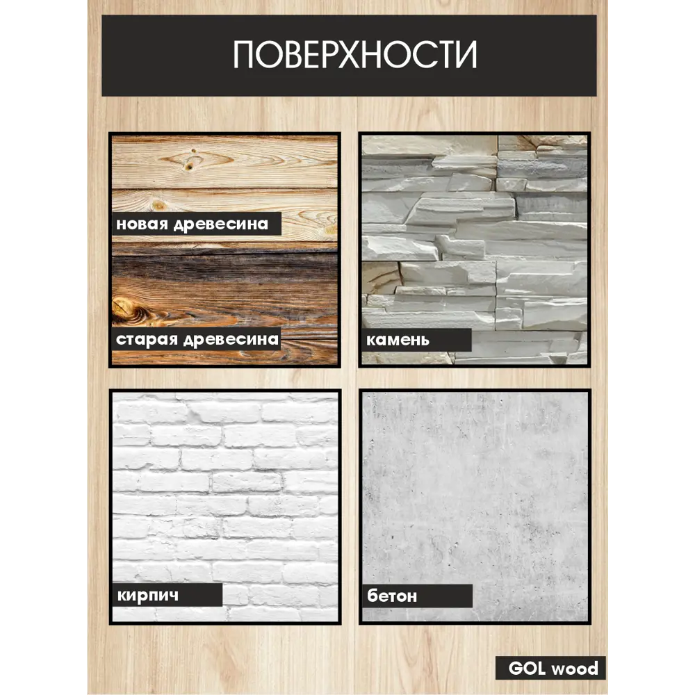 Фото 6 Пропитка для дерева GOLwood Wd.272 Супербио 1 кг Фото 6 Пропитка для дерева GOLwood Wd.272 Супербио 1 кг
