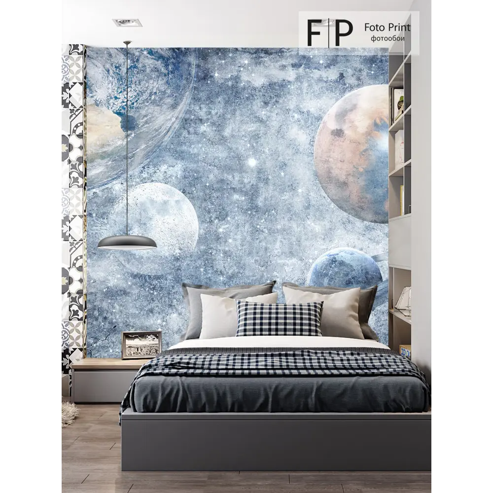Фото 2 Фотообои флизелиновые Foto print Планеты во Льду 250x270 см 14-007-А-2.5-2.7 Фото 2 Фотообои флизелиновые Foto print Планеты во Льду 250x270 см 14-007-А-2.5-2.7