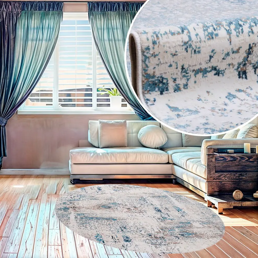 Фото Ковер Белка Сегура Лакшери 27713 23318 Круг (2,5) 250x250 см полиэстер