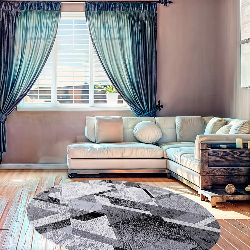 Фото Ковер Белка Сегура Лайла де Люкс 15780 10743 (3.0) Круг 300x300 см полипропилен Фото Ковер Белка Сегура Лайла де Люкс 15780 10743 (3.0) Круг 300x300 см полипропилен