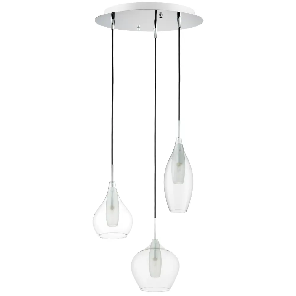 Фото Светильник подвесной Lightstar Pentola Ls_803051 3 лампы 4 м² цвет хром Фото Светильник подвесной Lightstar Pentola Ls_803051 3 лампы 4 м² цвет хром