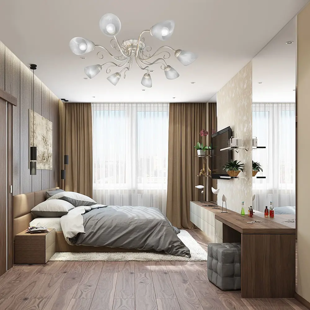 Фото 4 Люстра потолочная Петрасвет S2426-8 8 ламп 32 м² цвет бежевый Фото 4 Люстра потолочная Петрасвет S2426-8 8 ламп 32 м² цвет бежевый