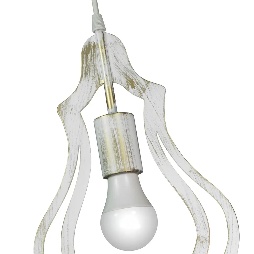 Фото 2 Люстра подвесная Петрасвет S1231-1 1 лампа 8 м² цвет белый