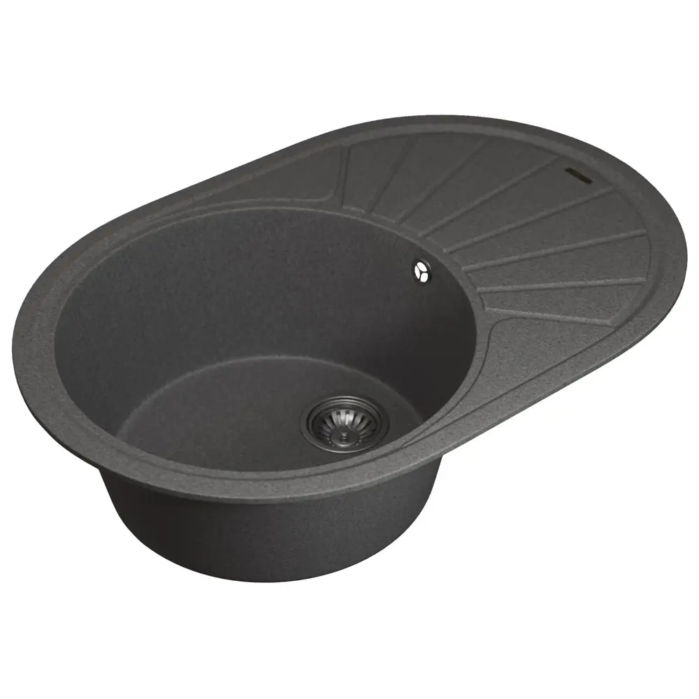 Фото Мойка для кухни врезная Uperwood Quartz UPD-02 51x76 см глубина чаши 20 см кварцевый песок цвет серый Фото Мойка для кухни врезная Uperwood Quartz UPD-02 51x76 см глубина чаши 20 см кварцевый песок цвет серый