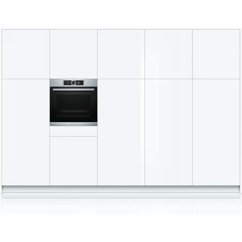 Фото 5 Электрический встраиваемый духовой шкаф Bosch HSG 59.4x59.5x54.8 см цвет нержавеющая сталь Фото 5 Электрический встраиваемый духовой шкаф Bosch HSG 59.4x59.5x54.8 см цвет нержавеющая сталь