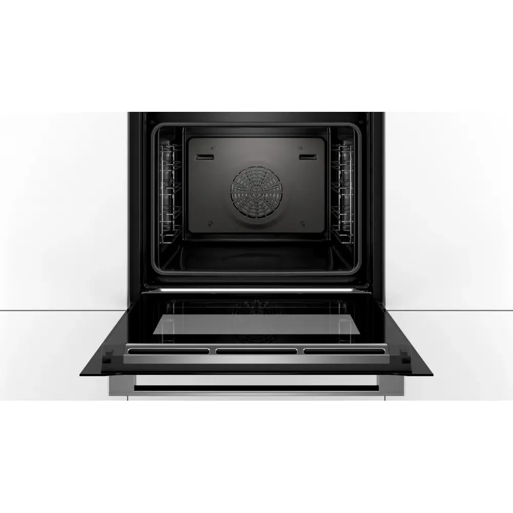 Фото 4 Электрический встраиваемый духовой шкаф Bosch HSG 59.4x59.5x54.8 см цвет нержавеющая сталь Фото 4 Электрический встраиваемый духовой шкаф Bosch HSG 59.4x59.5x54.8 см цвет нержавеющая сталь