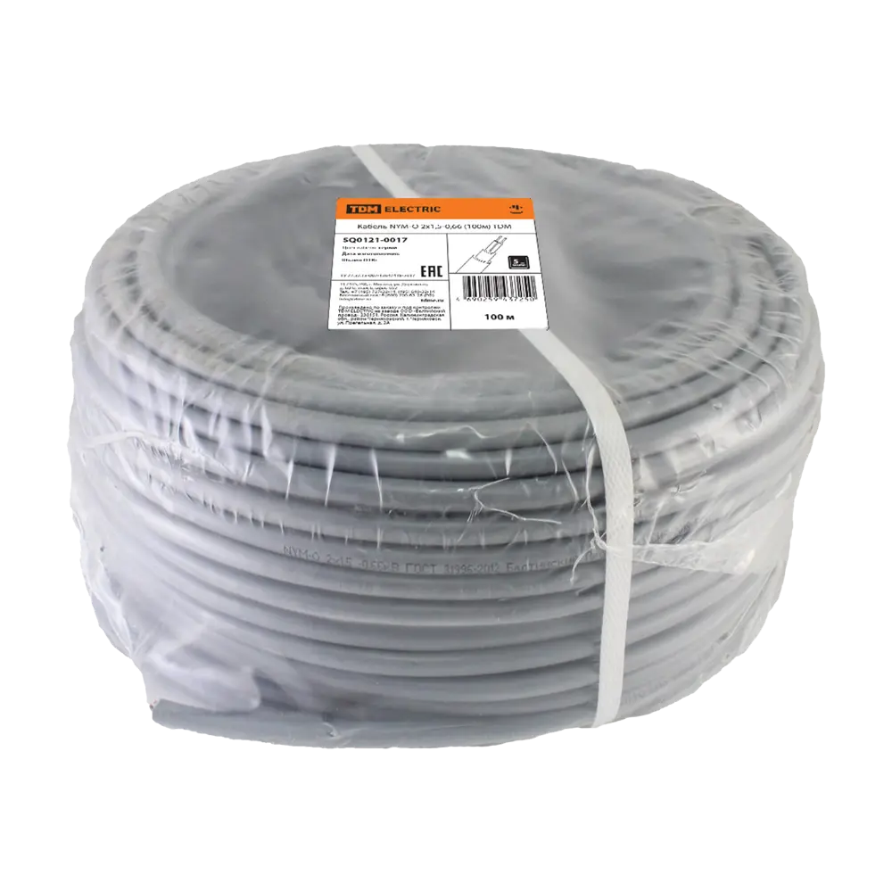 Фото 2 Кабель Tdm Electric NYM 2x1.5 100 м ГОСТ цвет серый Фото 2 Кабель Tdm Electric NYM 2x1.5 100 м ГОСТ цвет серый