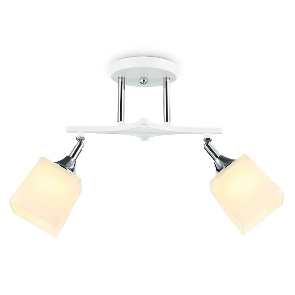 Фото Люстра на штанге Ambrella light Traditional Tr303062 2 лампы 5 м² цвет белый Фото Люстра на штанге Ambrella light Traditional Tr303062 2 лампы 5 м² цвет белый