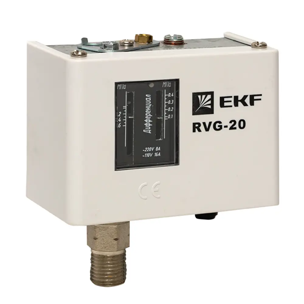 Фото 3 Реле избыточного давления EKF RVG-20-06 06 МПа Фото 3 Реле избыточного давления EKF RVG-20-06 06 МПа