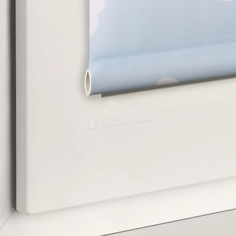 Фото 6 Рулонная штора Prakto Print 50x160 см цвет голубой