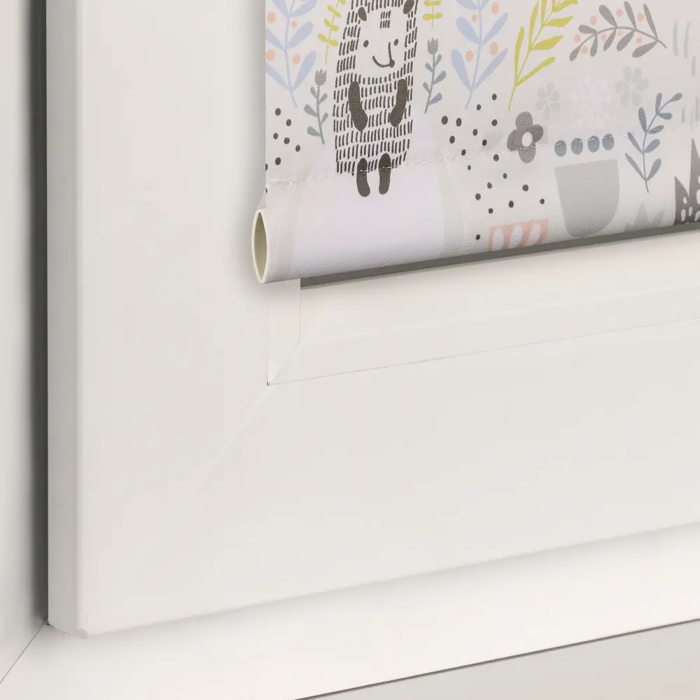 Фото 6 Рулонная штора Prakto Print 40x160 см цвет серый