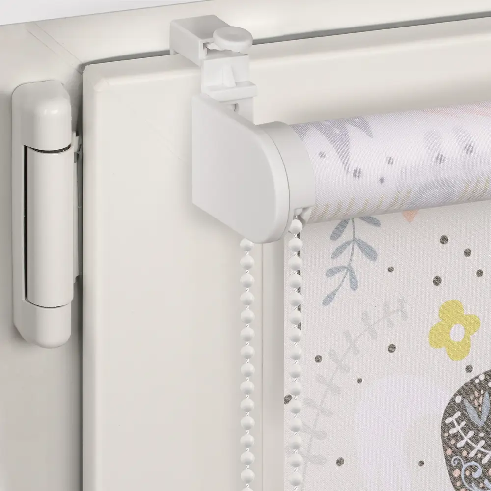 Фото 5 Рулонная штора Prakto Print 95x160 см цвет серый