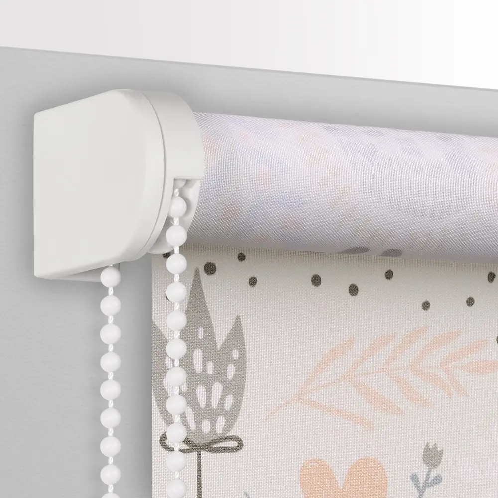 Фото 7 Рулонная штора Prakto Print 75x160 см цвет серый