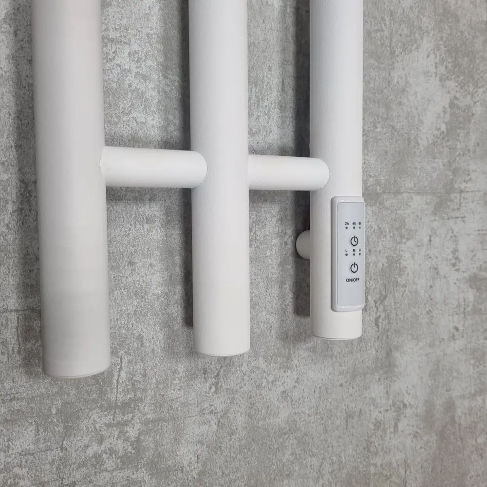 Фото 8 Полотенцесушитель электрический Laris Тея ЧК П3 правый 190x1200 мм 122 Вт с терморегулятором I-образный цвет белый муар Фото 8 Полотенцесушитель электрический Laris Тея ЧК П3 правый 190x1200 мм 122 Вт с терморегулятором I-образный цвет белый муар