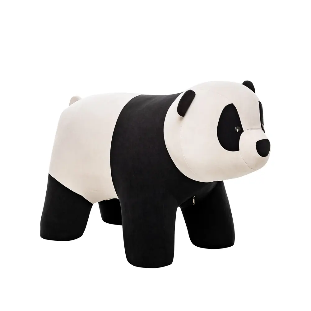 Фото Пуф/подставка для ног Leset Panda 44x58x92 см цвет белый/чёрный Фото Пуф/подставка для ног Leset Panda 44x58x92 см цвет белый/чёрный