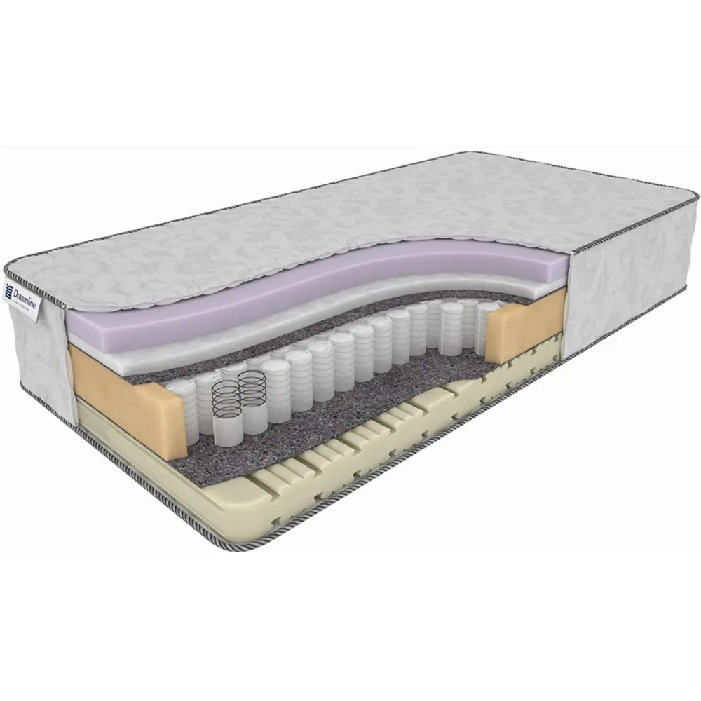 Фото Матрас Dreamline 121788 85x190x34 см независимый пружинный блок 1-спальный Фото Матрас Dreamline 121788 85x190x34 см независимый пружинный блок 1-спальный