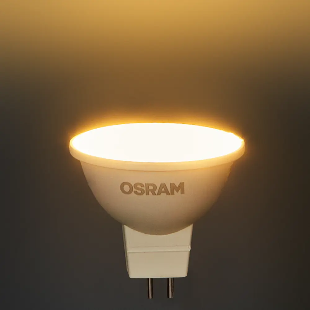 Фото 3 Лампа светодиодная Osram GU5.3 220-240 В 6.5 Вт спот матовая 500 лм тёплый белый свет Фото 3 Лампа светодиодная Osram GU5.3 220-240 В 6.5 Вт спот матовая 500 лм тёплый белый свет
