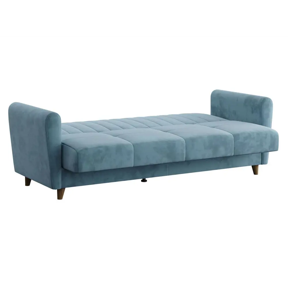 Фото 3 Диван Сильва Синди 219x100.5x99.5 см ЛДСП дерево цвет синий