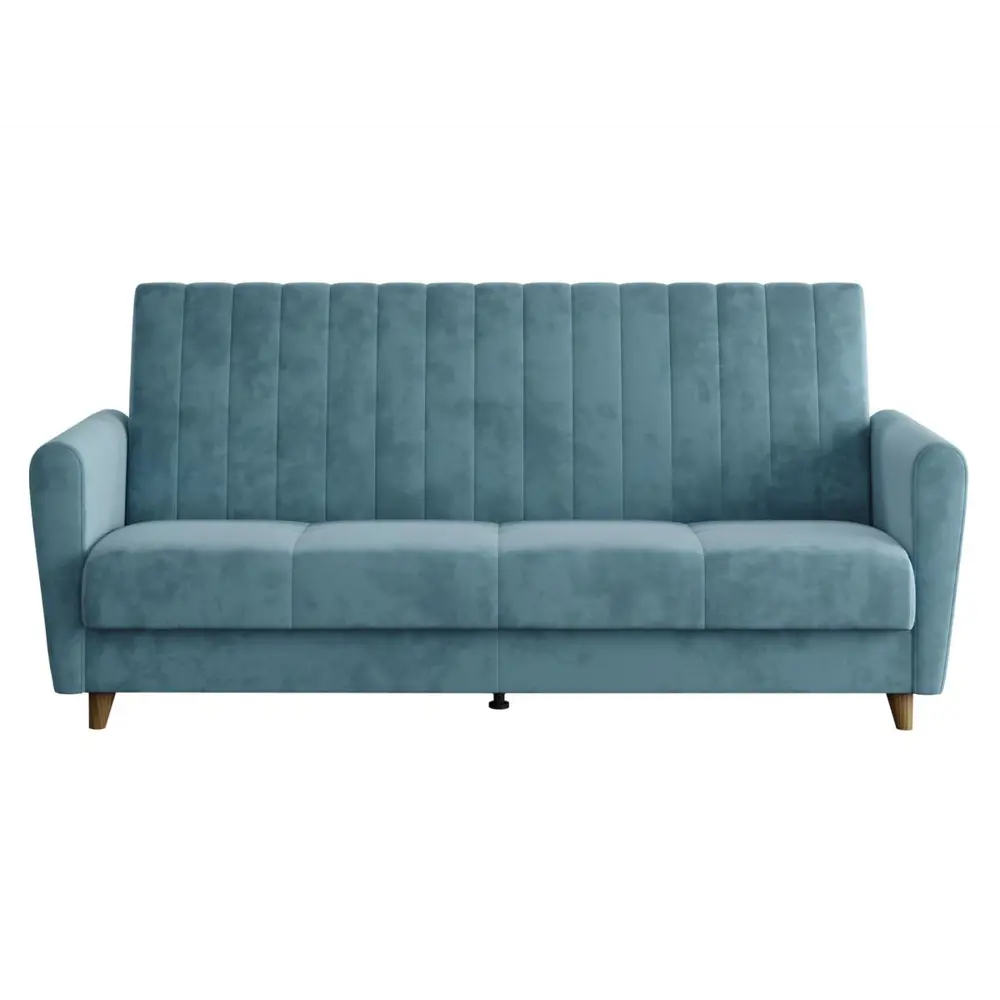 Фото 2 Диван Сильва Синди 219x100.5x99.5 см ЛДСП дерево цвет синий