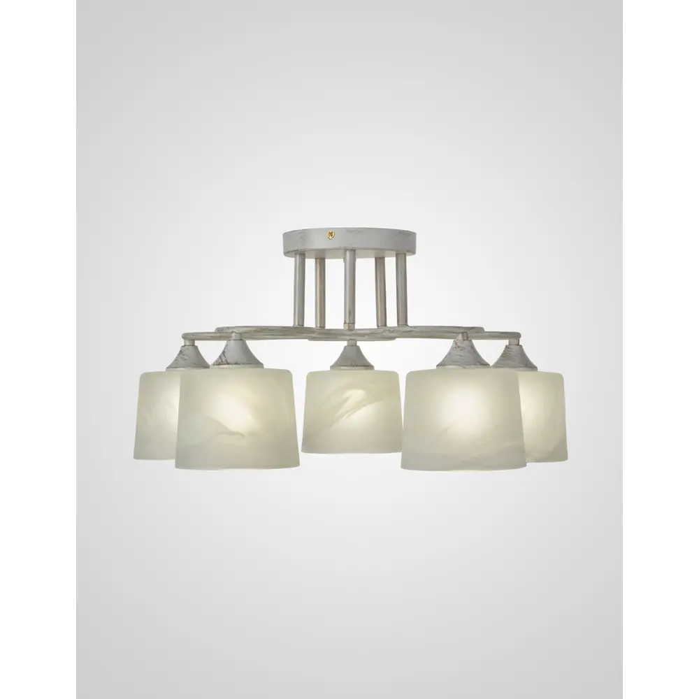 Фото 3 Светильник подвесной Мелодия света Еврокаркасы цилиндр 000019538 5 лампа 15 м² цвет белый Фото 3 Светильник подвесной Мелодия света Еврокаркасы цилиндр 000019538 5 лампа 15 м² цвет белый