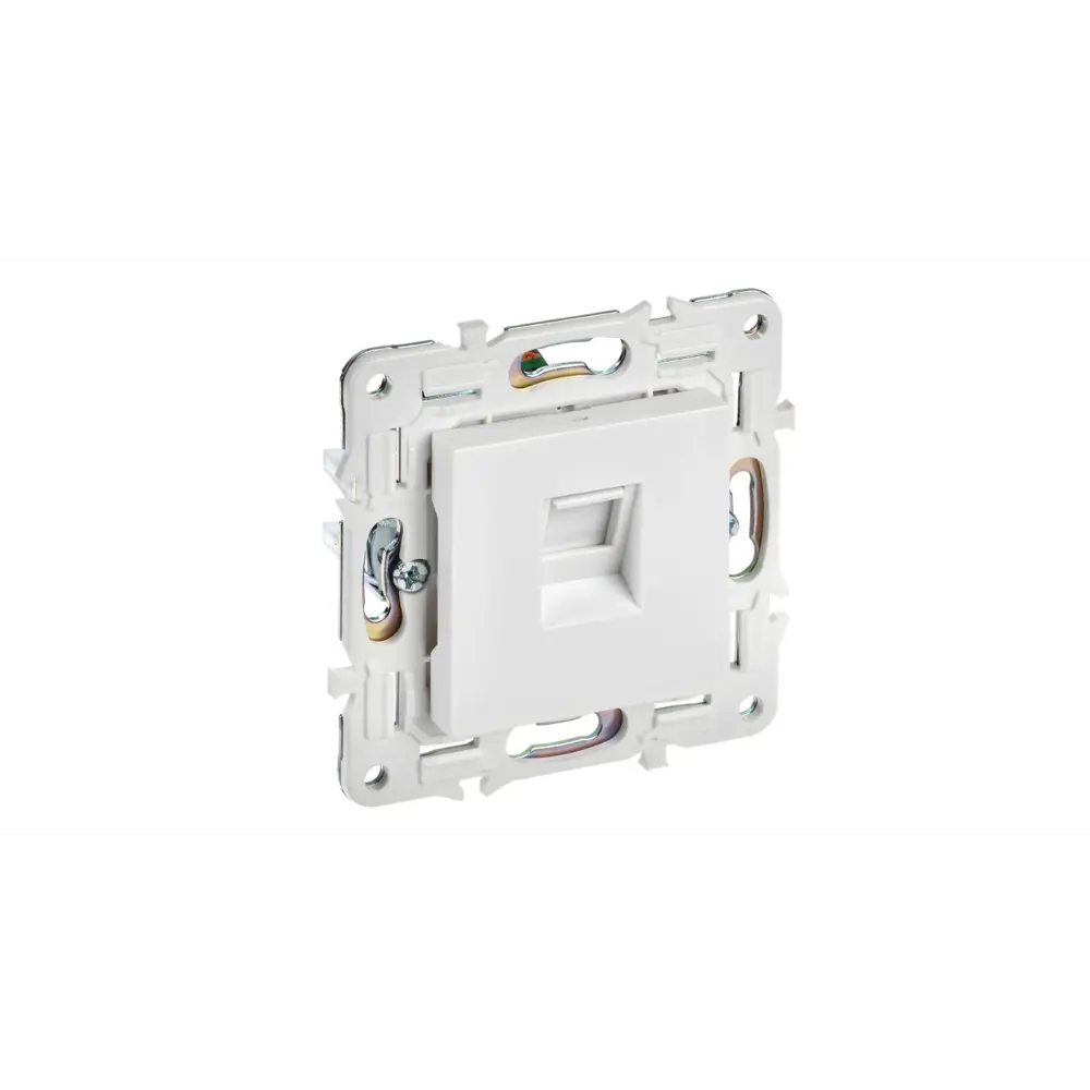 Фото Розетка компьютерная встраиваемая Iek Skandy SK-K10-1-K01 RJ45 Cat 5E цвет арктический белый Фото Розетка компьютерная встраиваемая Iek Skandy SK-K10-1-K01 RJ45 Cat 5E цвет арктический белый