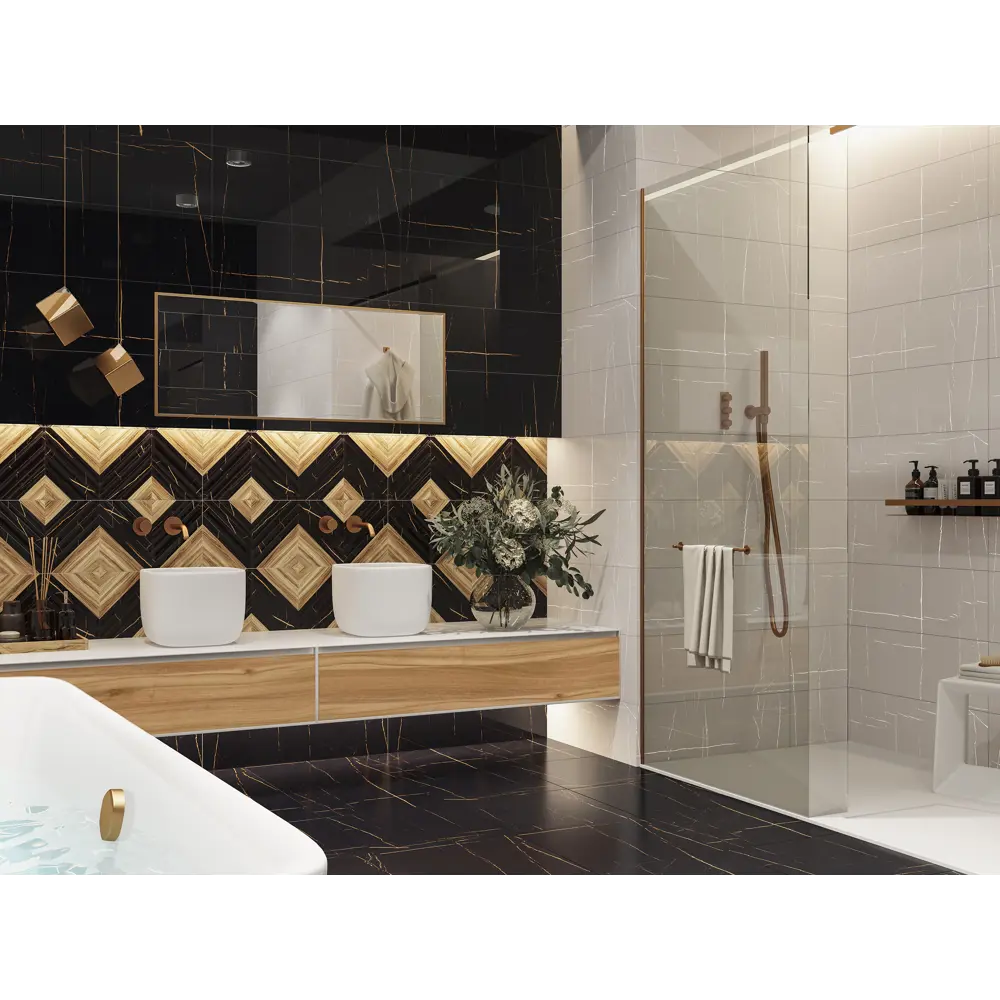 Фото Настенная плитка Eletto ceramica Basalt 509271101 24.2x70см 1.02 м² цвет коричневый, цена за упаковку Фото Настенная плитка Eletto ceramica Basalt 509271101 24.2x70см 1.02 м² цвет коричневый, цена за упаковку