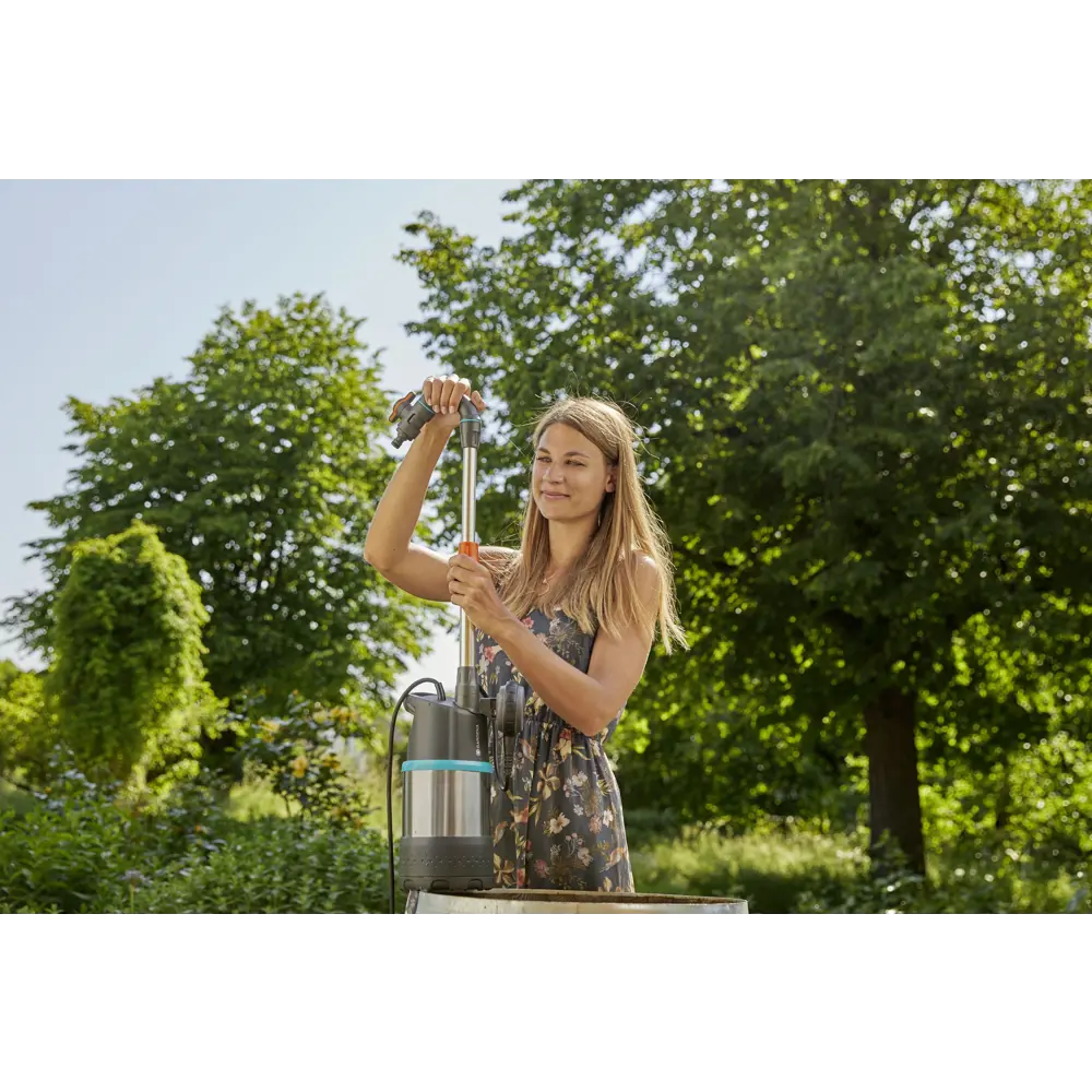 Фото 7 Насос садовый для полива из бочки Gardena 3inox, 4700 л/час Фото 7 Насос садовый для полива из бочки Gardena 3inox, 4700 л/час