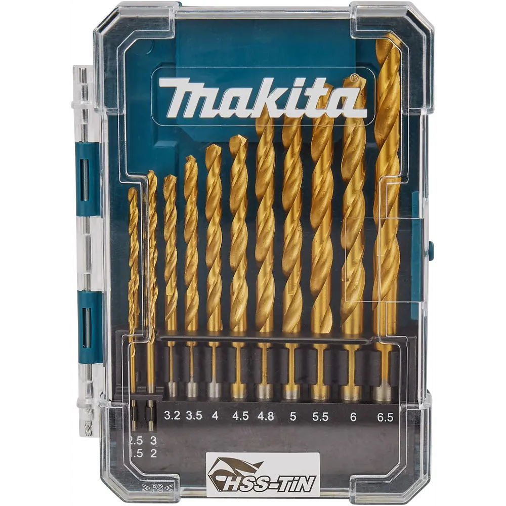 Фото 2 Набор сверл по металлу Makita D-72855, 13 шт.