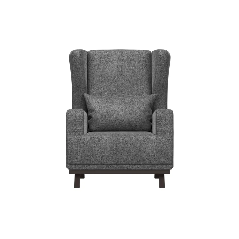 Фото 2 Кресло Лига Диванов Джон 101986 71x100x68 см рогожка цвет серый