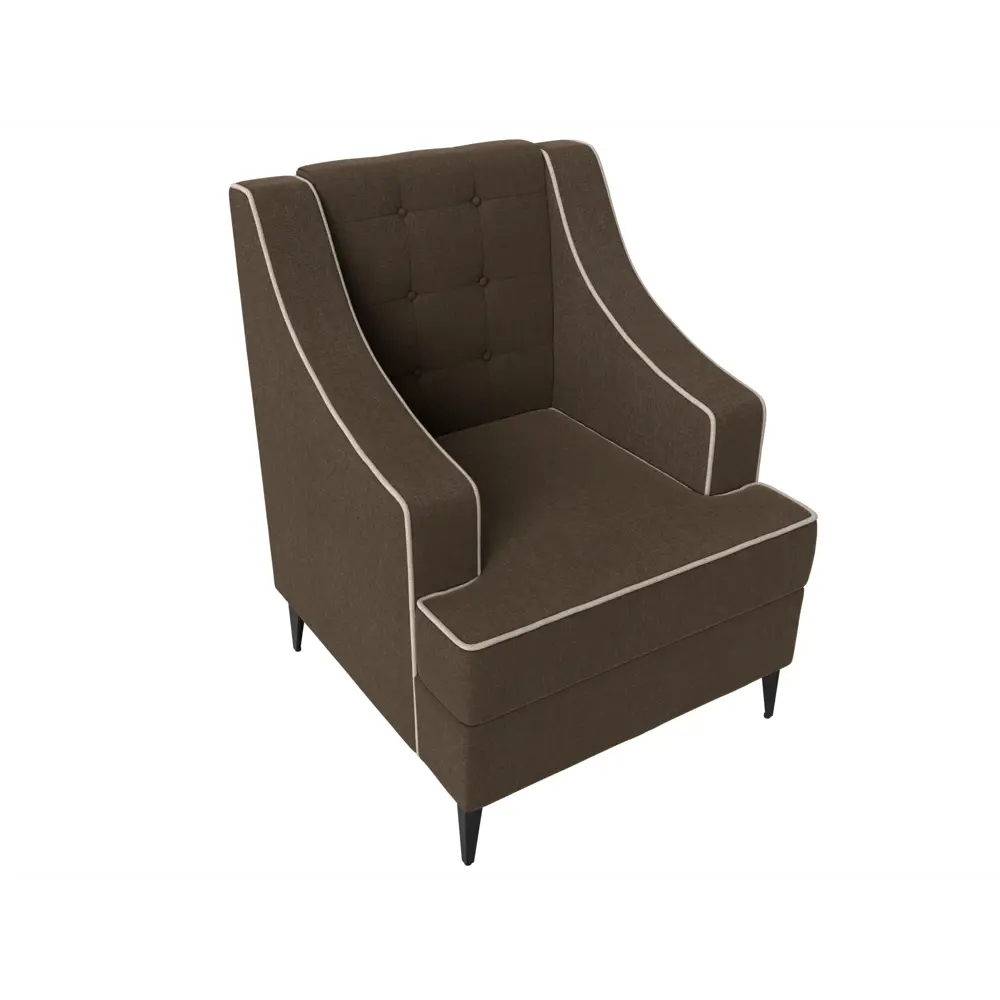 Фото 5 Кресло Лига Диванов Марк 111886 88x103x80 см рогожка цвет коричневый/бежевый Фото 5 Кресло Лига Диванов Марк 111886 88x103x80 см рогожка цвет коричневый/бежевый