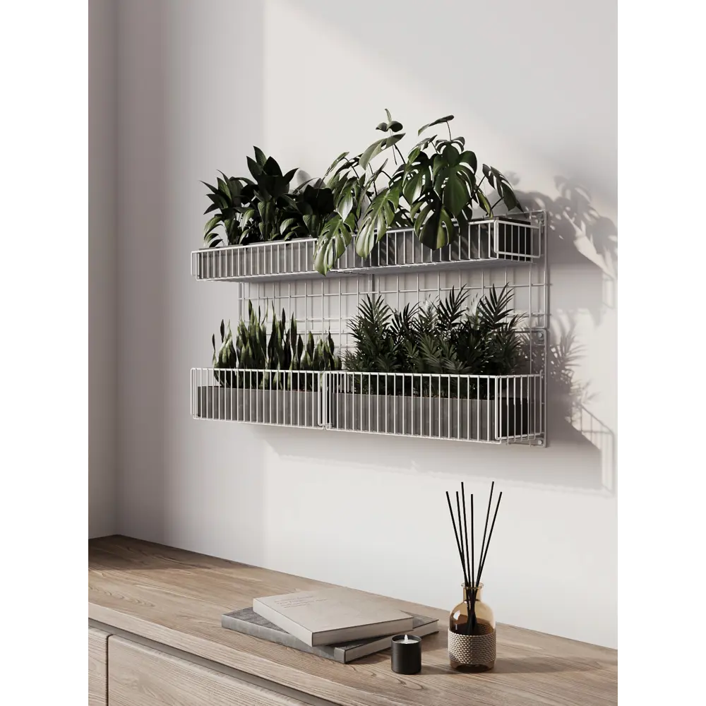 Фото 8 Полка Comfort casa 40x14 см металл цвет белый