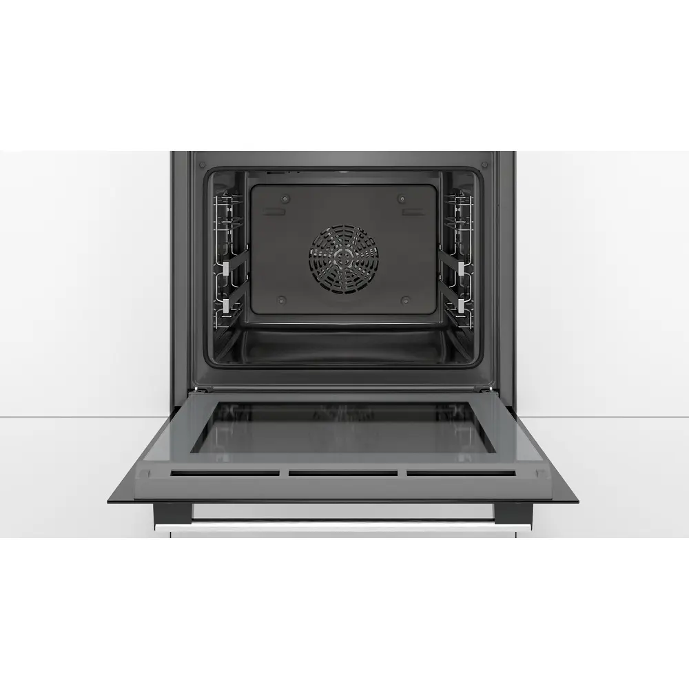 Фото 3 Электрический встраиваемый духовой шкаф Bosch HM5B20F0 59.4x59.5x54.8 см цвет нержавеющая сталь Фото 3 Электрический встраиваемый духовой шкаф Bosch HM5B20F0 59.4x59.5x54.8 см цвет нержавеющая сталь