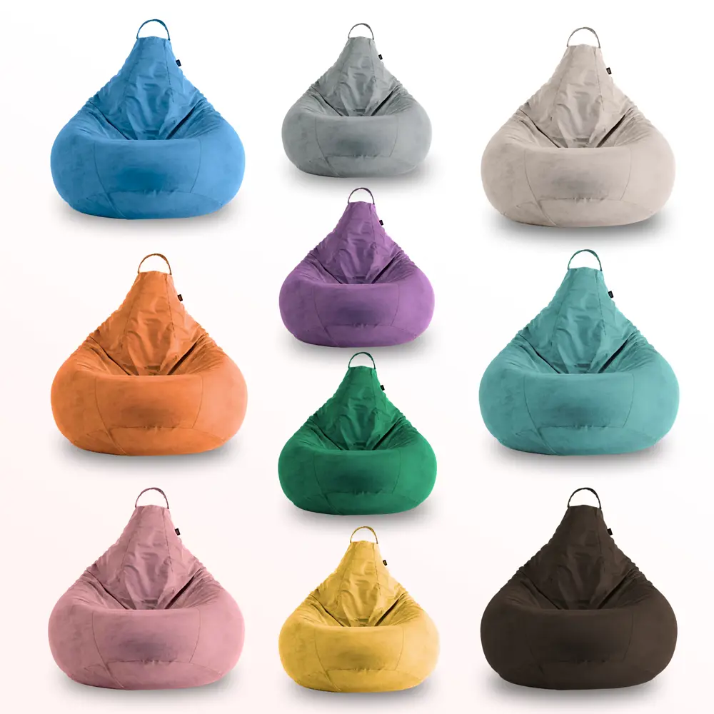 Фото 8 Кресло-мешок Cityhd 4XL 40x120 см цвет фиолетовый