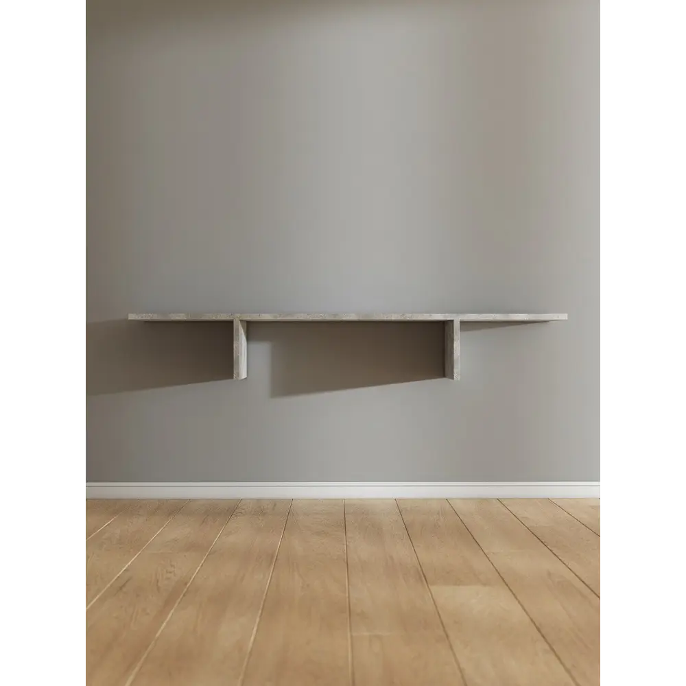 Фото 17 Шкаф для телевизора Wood&Stone 260x158.80x36.60 см ЛДСП цвет светлый цемент/белый Фото 17 Шкаф для телевизора Wood&Stone 260x158.80x36.60 см ЛДСП цвет светлый цемент/белый