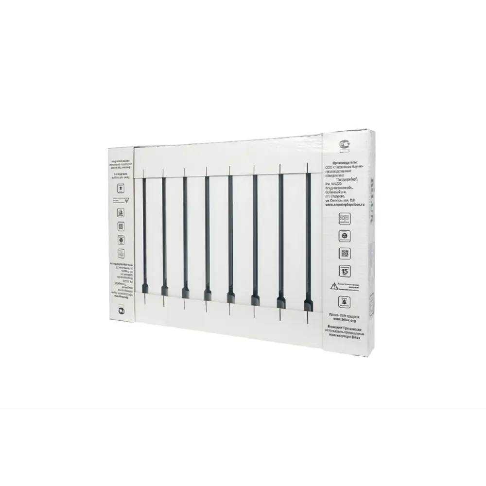 Фото 4 Радиатор секционный Bilux 500/85 11 секций боковое подключение биметалл белый