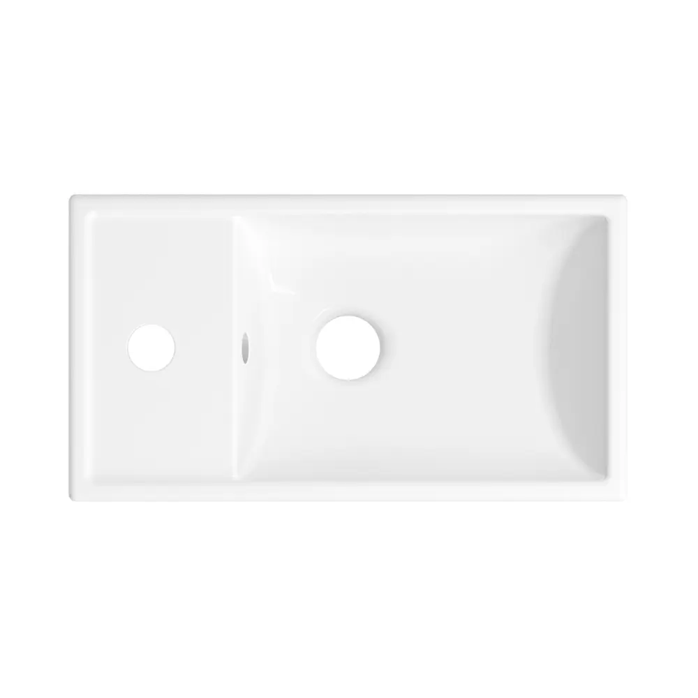 Фото 3 Подвесная накладная раковина Wellsee WC Area 151802001 прямоугольная 40 см цвет белый глянец 2 шт Фото 3 Подвесная накладная раковина Wellsee WC Area 151802001 прямоугольная 40 см цвет белый глянец 2 шт