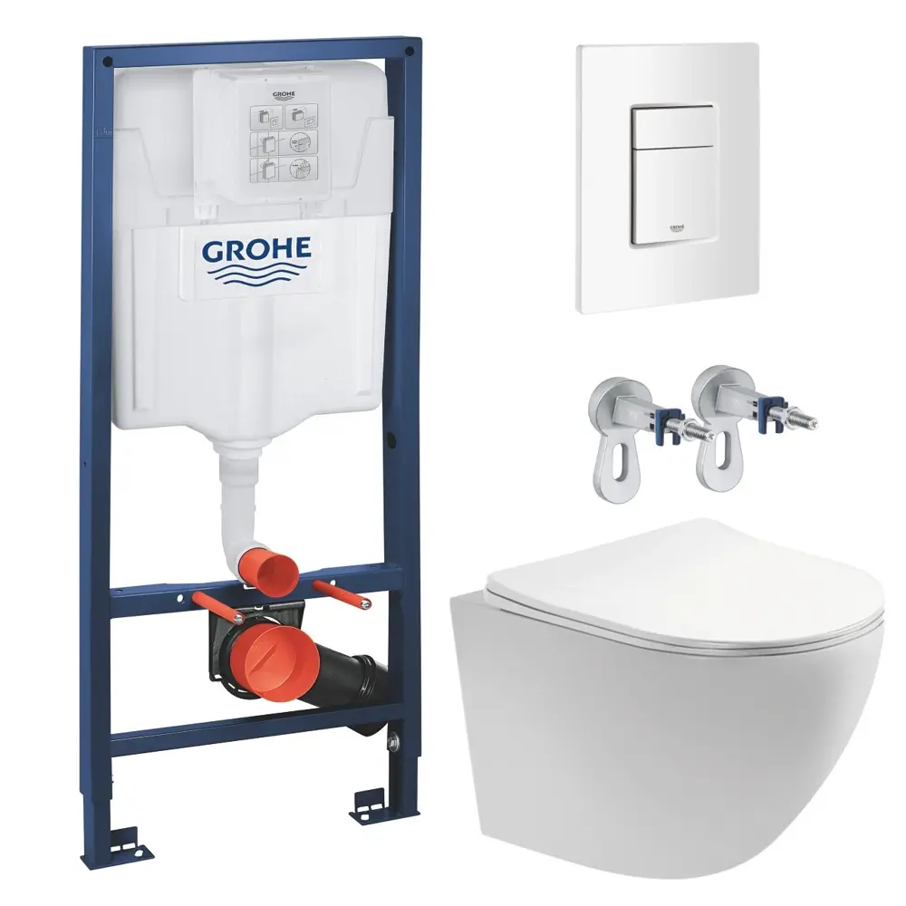 Фото Комплект инсталляции Grohe NW0158/S, с унитазом Aquatek Европа и сиденьем с микролифтом Фото Комплект инсталляции Grohe NW0158/S, с унитазом Aquatek Европа и сиденьем с микролифтом