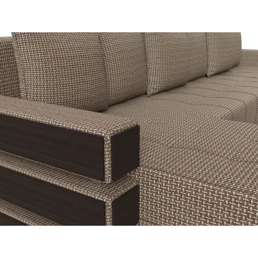 Фото 3 Диван Лига Диванов Венеция 120444 300x85x150 см вельвет цвет коричневый Фото 3 Диван Лига Диванов Венеция 120444 300x85x150 см вельвет цвет коричневый